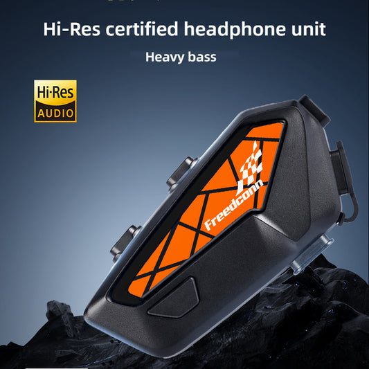 Freedconn F1 Pro Hi-Res Bluetooth Helmet Headset — Deep Bass, Waterproof, Long Standby!
